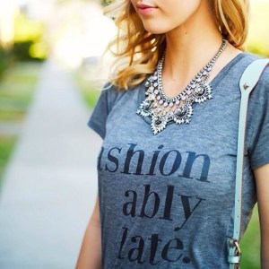 Ily Couture fashionably late