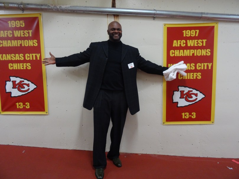 Vaughn Booker in-between the championship years he played.